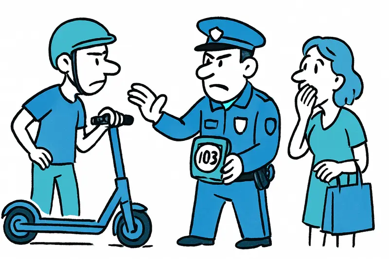103 km/h im Fußgängerbereich: Hochgetunter E‑Scooter in Palma beschlagnahmt