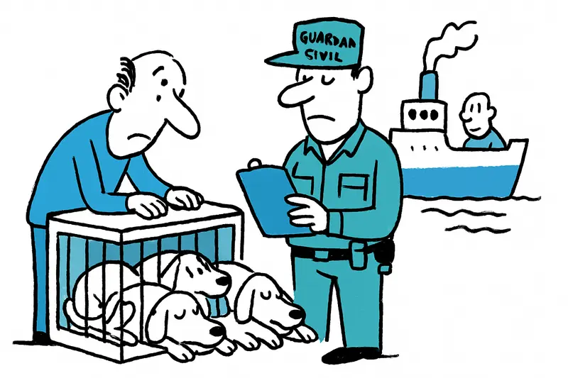 27 Jagdhunde sterben auf Fähre nach Mallorca – Ermittlungen laufen