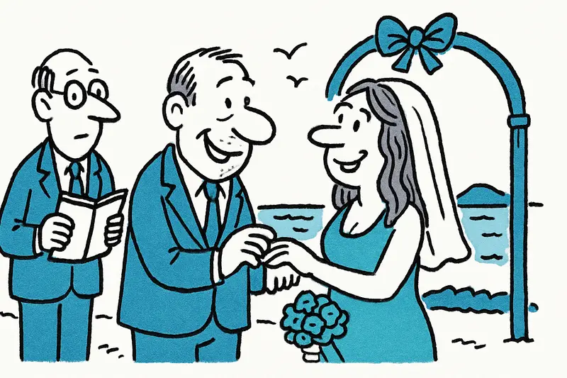 27 Jahre, ein Ja und die Insel als Zeugin: Peggy Jerofke und Steff Jerkel feiern auf Mallorca