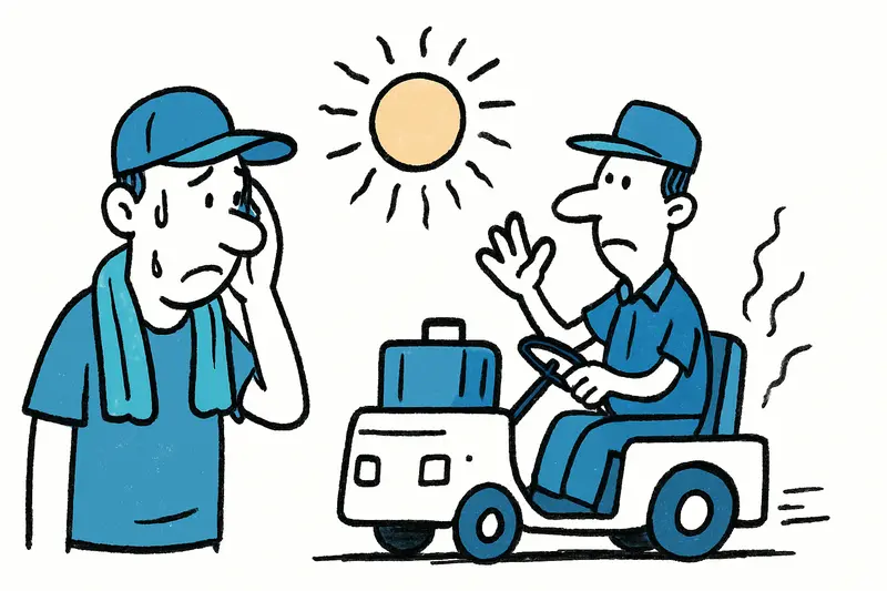 55 Grad auf dem Vorfeld: Wer schützt die Abfertiger am Airport?