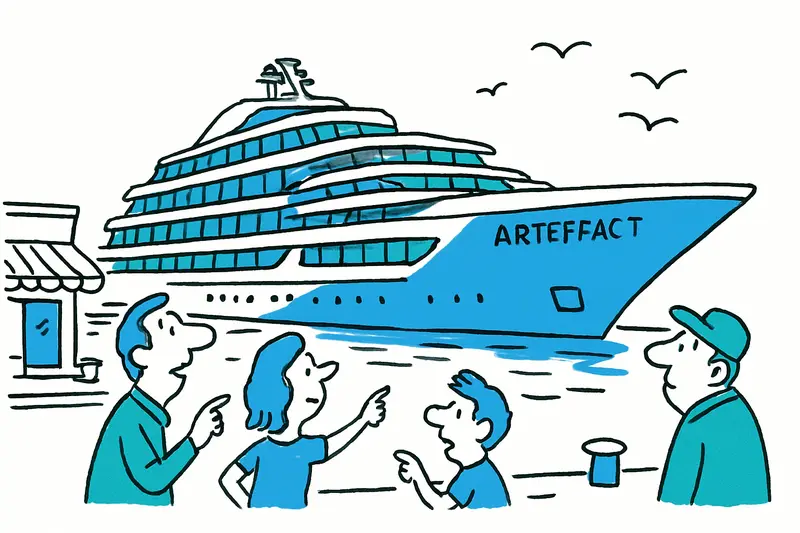 Glitzernde Stille: Die Megayacht „Artefact“ legt in Mahón an und zeigt, wie Luxus leise sein kann
