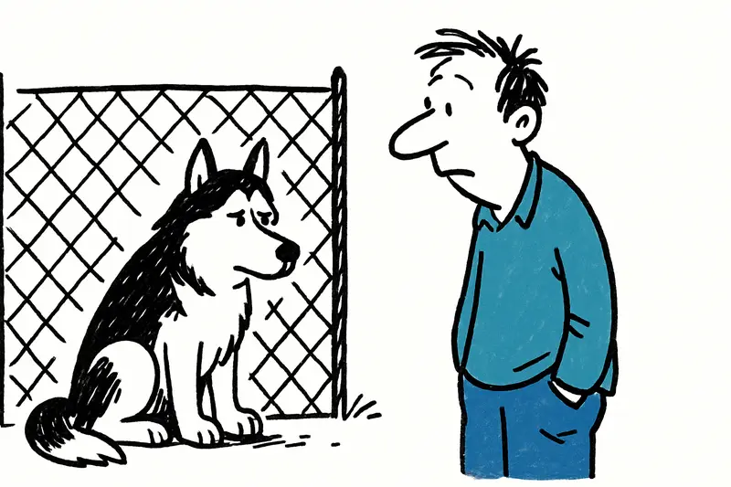 Attila sucht ein neues Zuhause: Mallorcas Husky mit deutschem Start