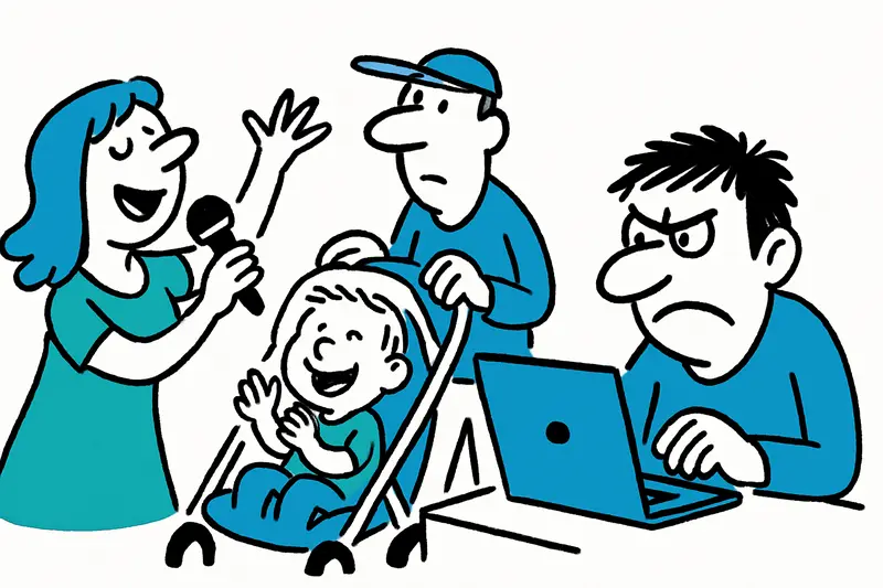 Wenn Ballermann-Melodien Kinderlächeln treffen – und im Netz Hass entladen
