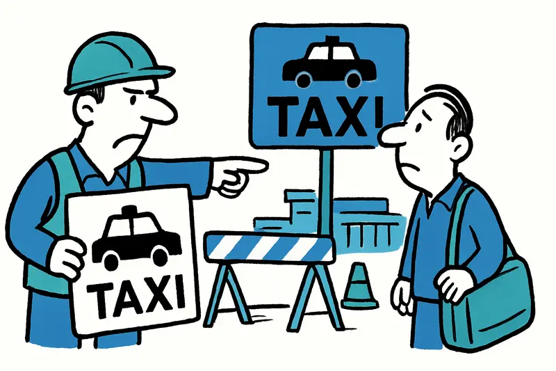 Bauarbeiten am Flughafen Palma: Taxistand vor dem Terminal wird verlegt