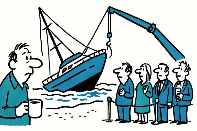 Wenn ein Schiffsunglück zur bezahlten Blick-Show wird: Die Bergung der gestrandeten Yacht bei Son Servera