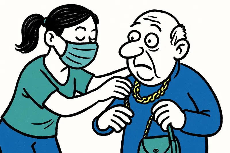 Neue Betrugsmasche: Senioren nach „Massagen“ um Schmuck gebracht — was jetzt zu tun ist