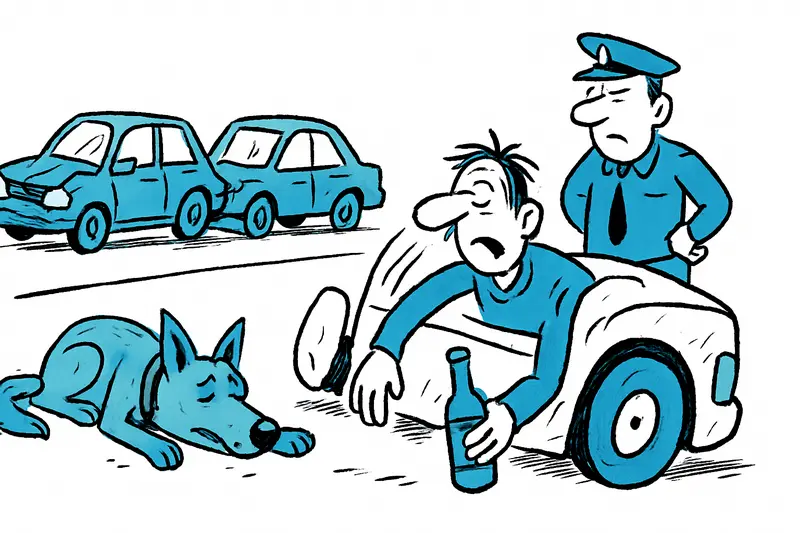 Betrunken, Hund ungesichert: Unfall in Alcúdia wirft Fragen zur Verkehrssicherheit auf