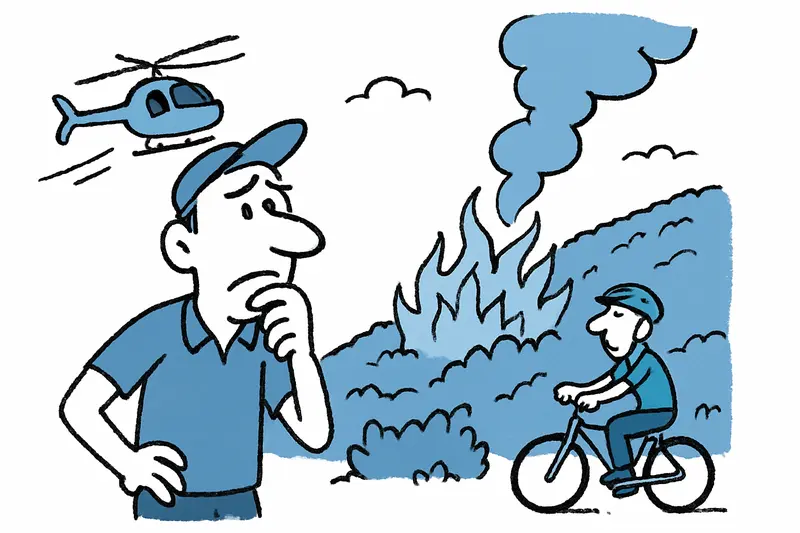 Blitz trifft Hügel: Buschbrand bei Es Putxet wirft Fragen zur Vorbeugung auf