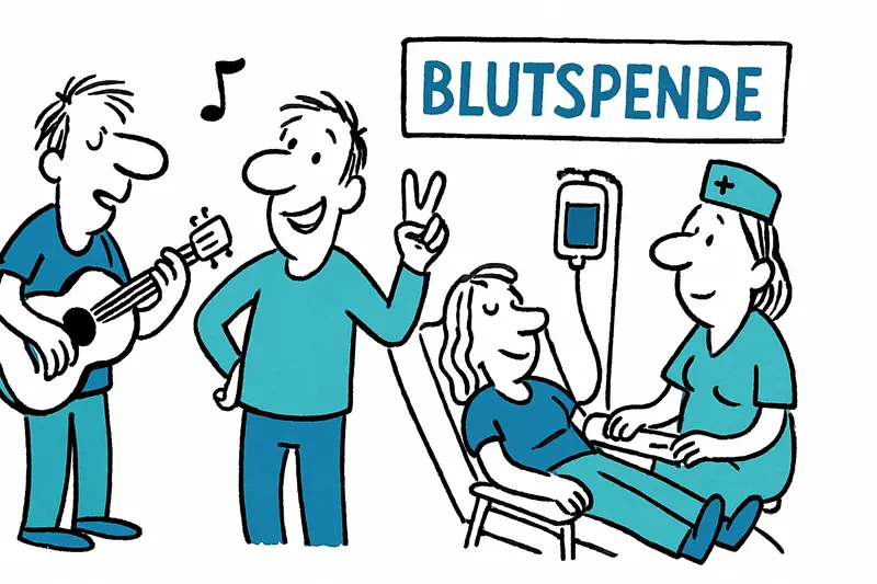 Blutspende-Marathon im Krankenhaus Son Llàtzer: Musik, Photocall und Hoffnung in Palma