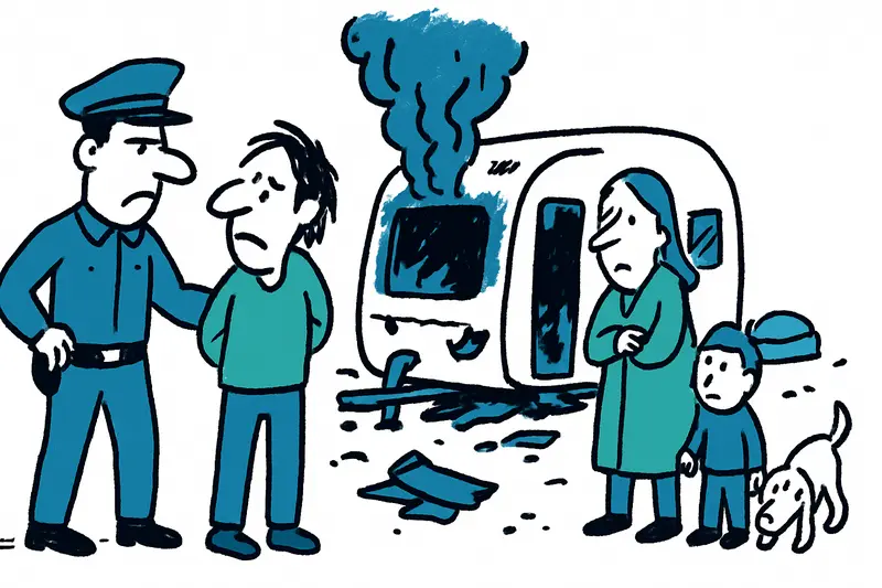 Brand in Son Hugo: Wer schützt Menschen, die in Wagen wohnen?