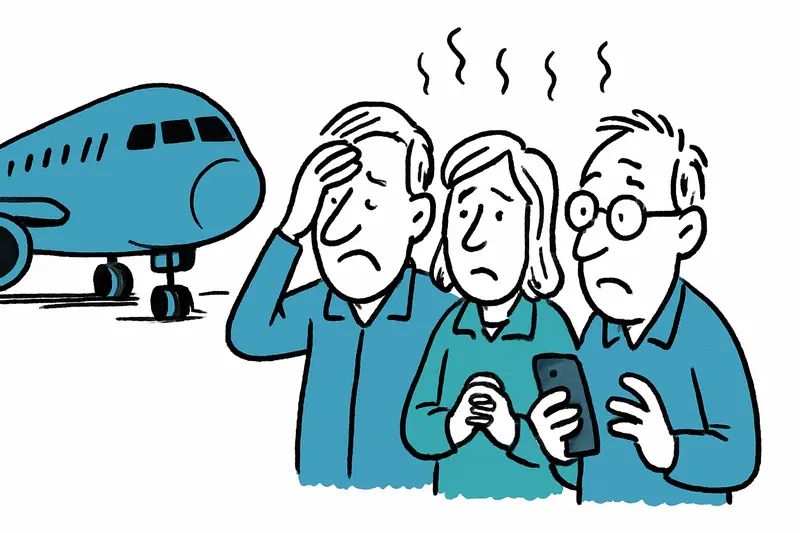 Als ein Bugrad die Nacht zum Stillstand brachte: Ein Weckruf für Luftfahrt und Reisende