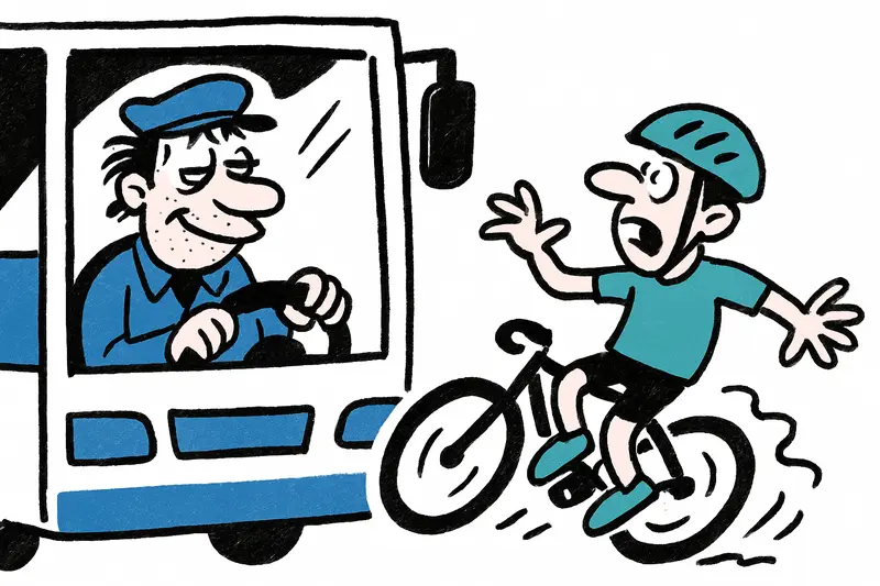 Busfahrer unter Drogen trifft Radfahrer auf Ma‑3413: Mehr als ein Unglück