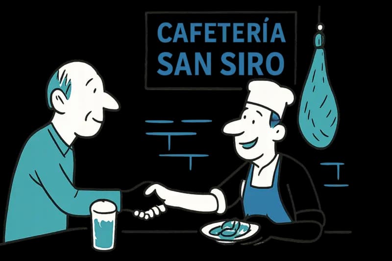 Cafetería San Siro: Seit 1966 ein Treffpunkt in der Schinkenstraße