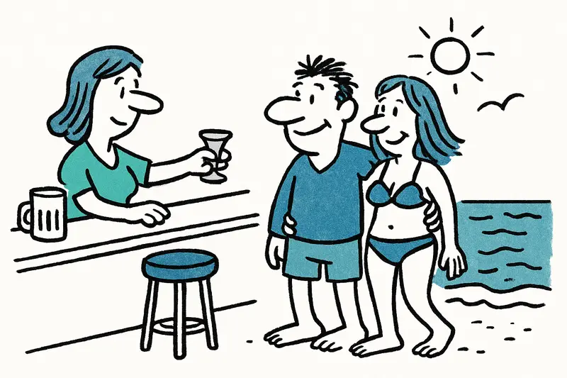Vom Tresen an den Strand: Wie Caro und Andreas auf Mallorca zueinanderfanden