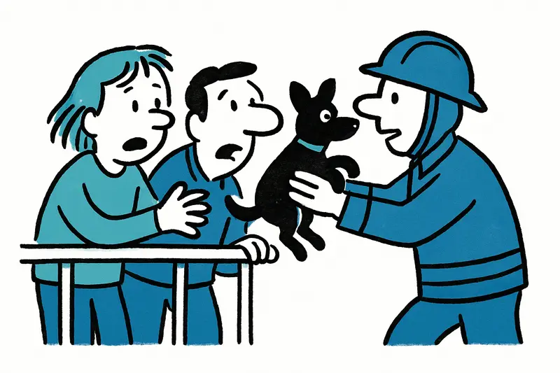 Kleiner Hund stürzt am Mirador: Coco wird am Morgen wohlbehalten geborgen