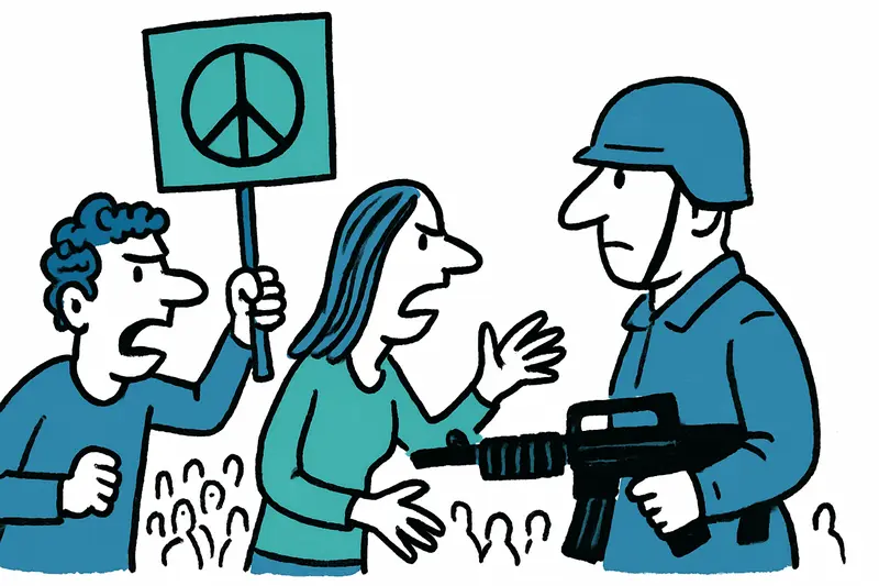 „Die Waffen müssen schweigen“ in Palma – Zwischen Protest und unbequemen Fragen