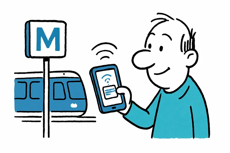 Pilotprojekt: Digitale Tarjeta Única startet auf der Metro M1