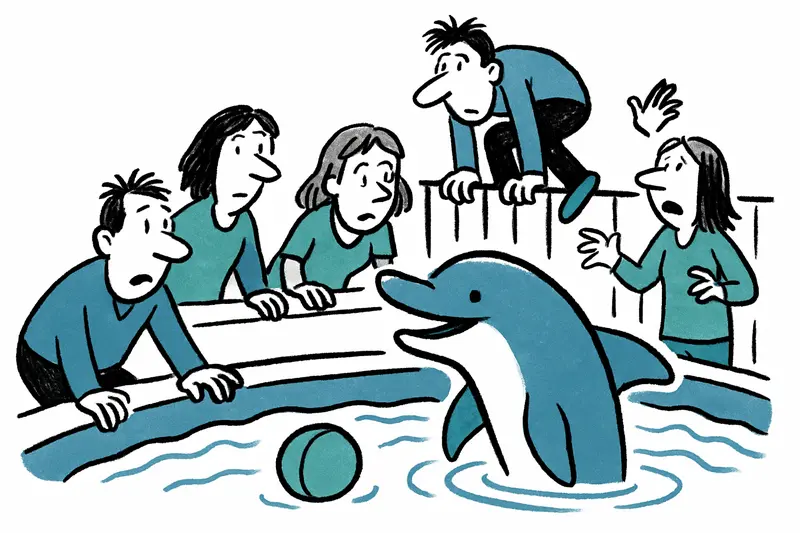 Nachtlicher Einbruch in Marineland: Vier junge Erwachsene, ein Delfinbecken und viele offene Fragen