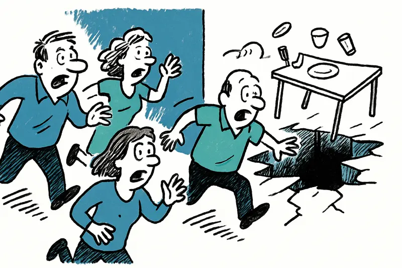 Einsturz in Santa Ponça: Speisesaal bricht weg – Gäste fliehen, zwei leicht verletzt