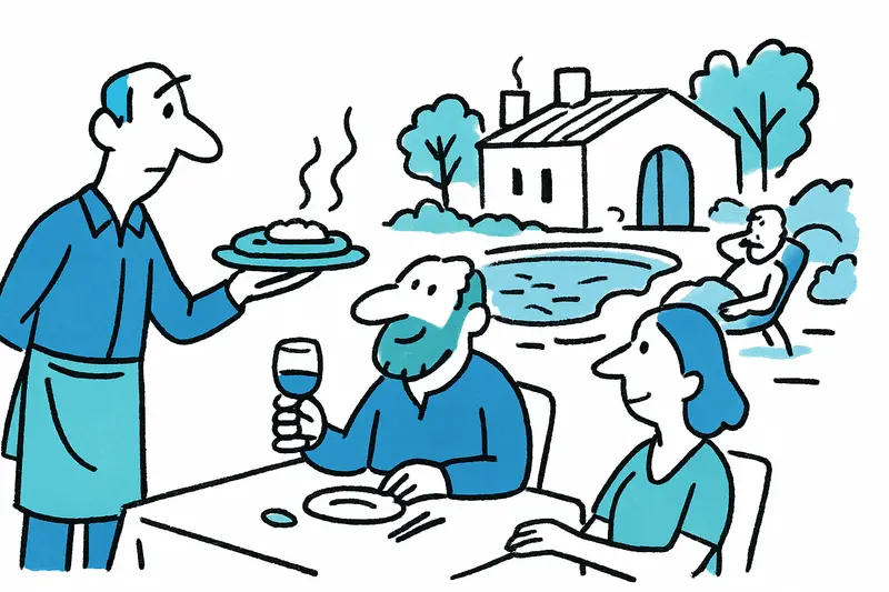 Ein stiller Klassiker bei Lluc: Es Guix, das Restaurant mit Naturpool und echter Hausmannskost