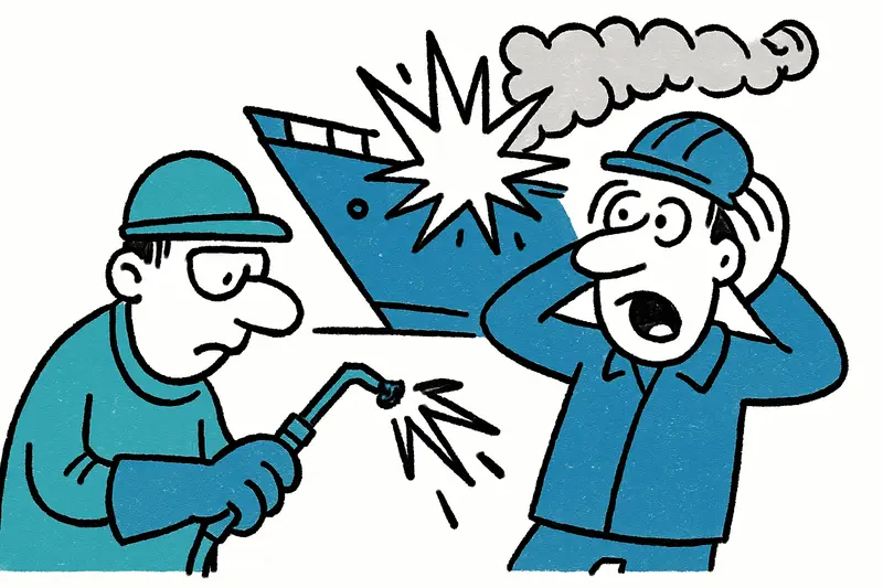 Explosions-Alarm an der Werft: Was auf der „Naya 7“ schiefging