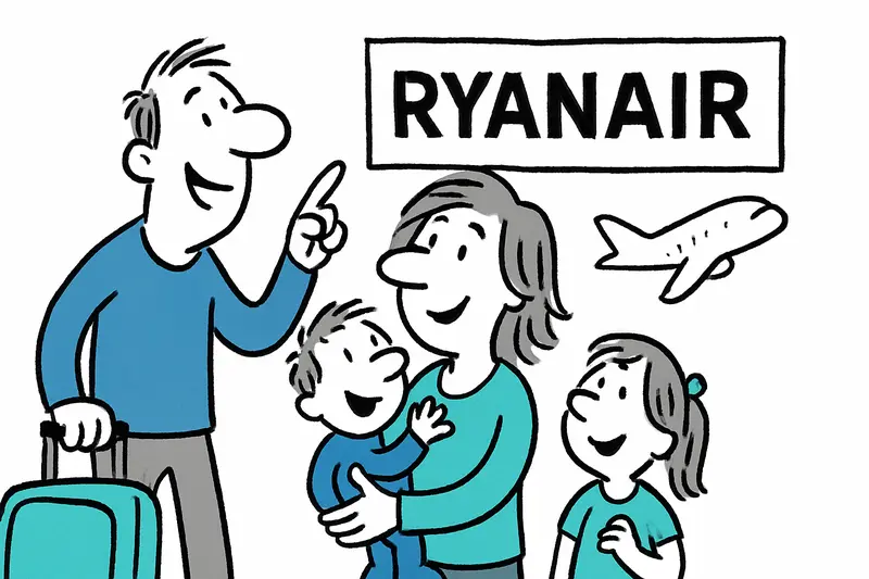 Familien sparen: Ryanair kippt Pflicht zur bezahlten Sitzplatzreservierung