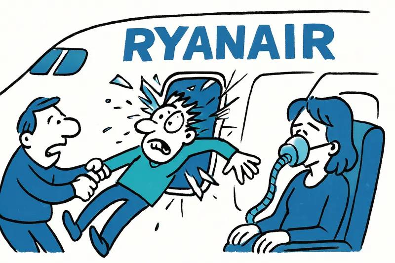 Fensterexplosion in 6.000 Metern: Was der Vorfall auf Ryanair-Flug für Mallorca bedeutet