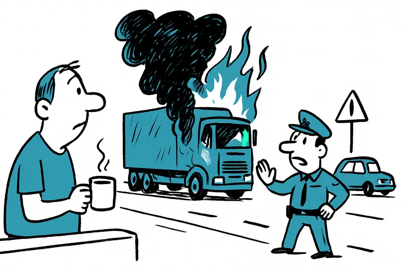 Feuer auf der MA‑1 bei Magaluf: Warum ein brennender Lkw mehr Fragen aufwirft als er beantwortet