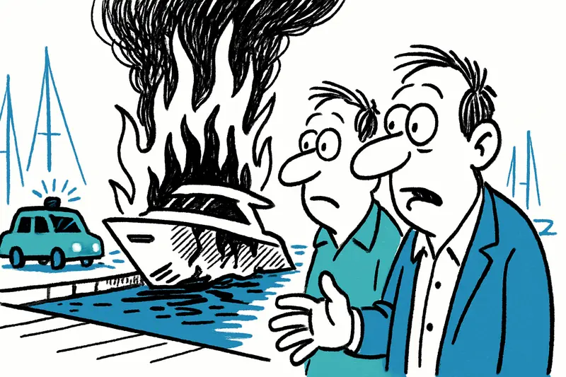 Feuer im Yachtclub El Arenal: Warum eine ausgebrannte Luxusyacht mehr Fragen aufwirft als Antworten