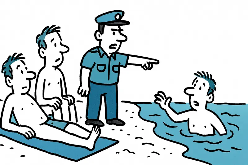 Flucht aufs Meer: Nacktbader an der Playa de Palma sorgt für kuriosen Einsatz