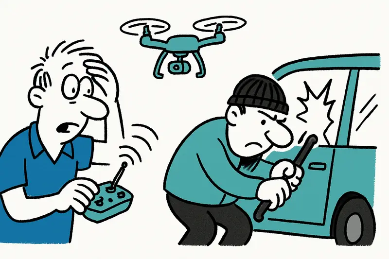 Formentor: Urlauber filmen Autoknacker mit eigener Drohne – 1.000 Euro weg, was nun?