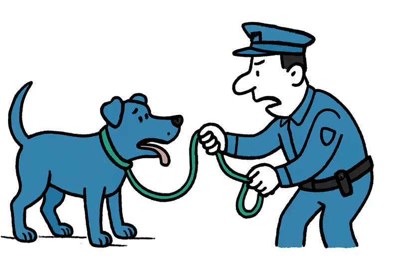 Freilaufender Hund auf der MA-19: Rettung — und eine unbequeme Frage