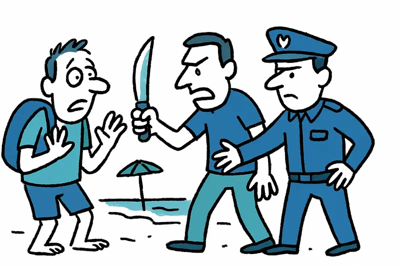 Gefährliche Momente an der Playa de Palma: Messer, Diebstahl und die Frage nach mehr Sicherheit