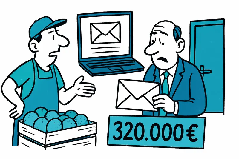 Gefälschte E‑Mails und 320.000 Euro: Wie Vertrauen im Früchtehandel missbraucht wurde