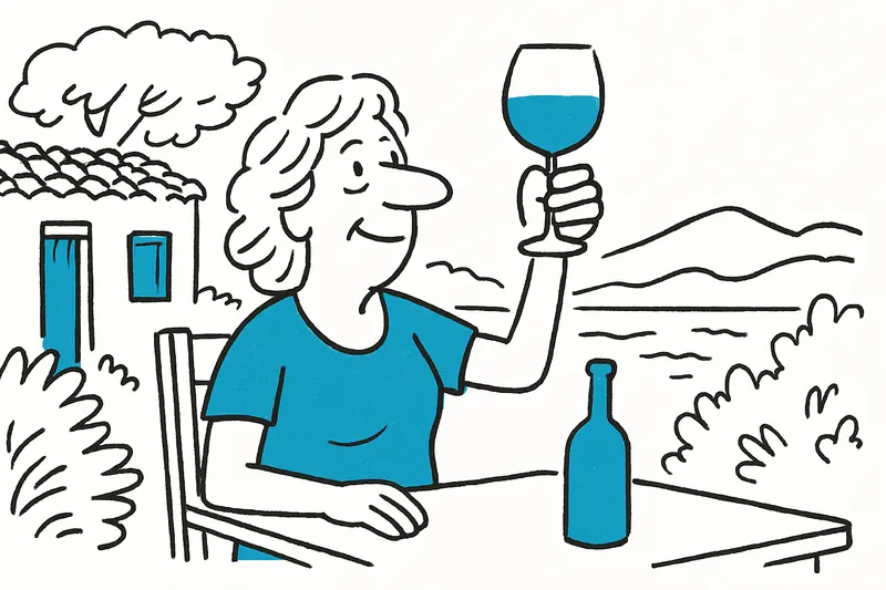 Es darf auch mal ein Glas Wein sein: Wie eine Autorin Mallorca als Lebensschule nutzt