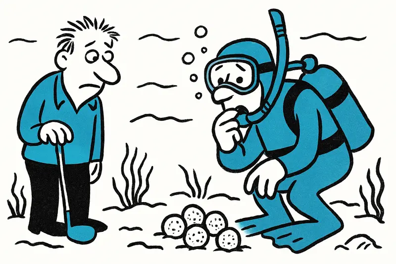 Golfbälle vor Camp de Mar: Kleiner Fund, große Fragen