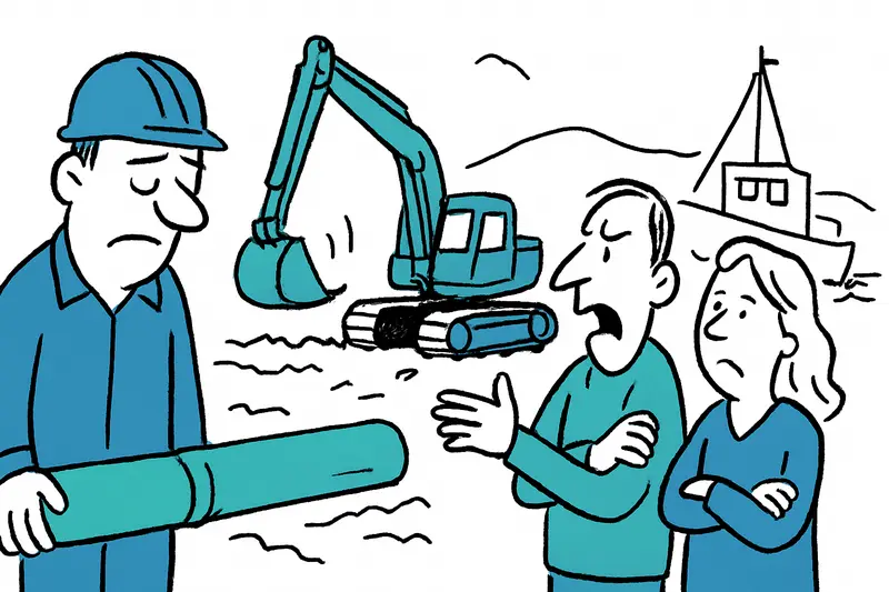 Großbaustelle in Port d’Andratx: Wer zahlt den Preis für die Kanal-Erneuerung?