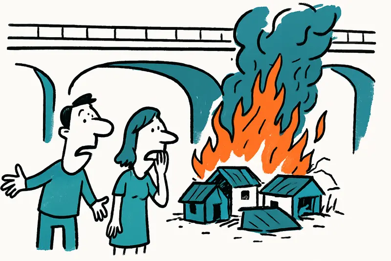 Großbrand unter der Brücke bei Son Gotleu: Warum die Siedlung an der Ma‑20 immer wieder zur Gefahr wird