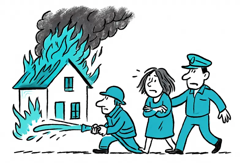 Großeinsatz in Llucmajor: Wenn ein Messie-Haus zur Brandfalle wird