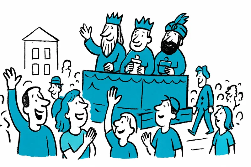 Palma feiert: Großer Dreikönigsumzug füllt die Straßen