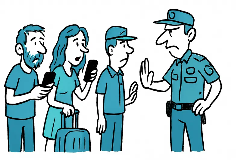 Handys, Boarding, Guardia Civil: Wenn Filmen am Flughafen zur Abschiebung führt