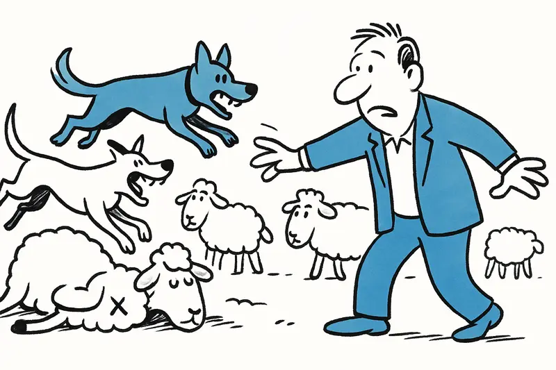 Nächtliche Hundegänge reißen Herde auseinander: Rund 15 Schafe bei Felanitx getötet