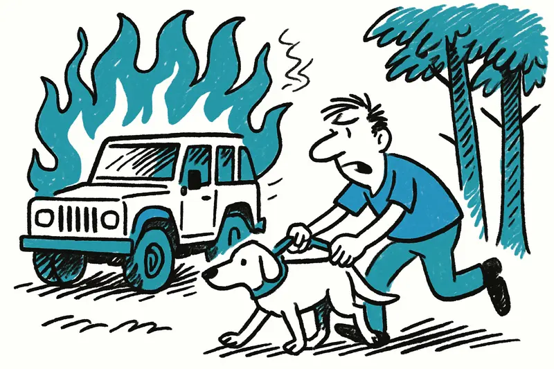 Meterhohe Flammen an Cala Santanyí: Wenn ein Jeep den Wald gefährdet
