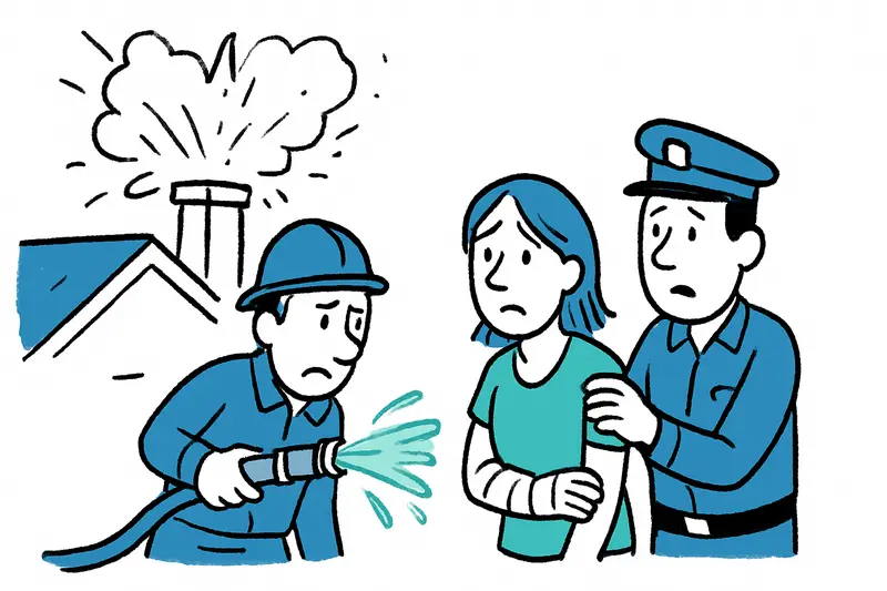 Kaminexplosion in Coll d’en Rabassa: Zwei Verletzte, darunter 18-jährige mit schweren Verbrennungen