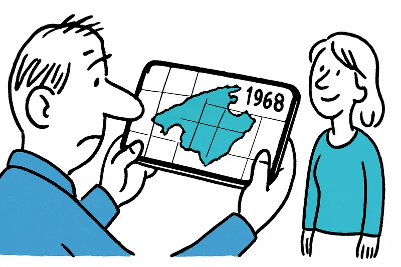 Neue Karten-App des Consell zeigt Mallorca aus der Vogelperspektive seit 1968