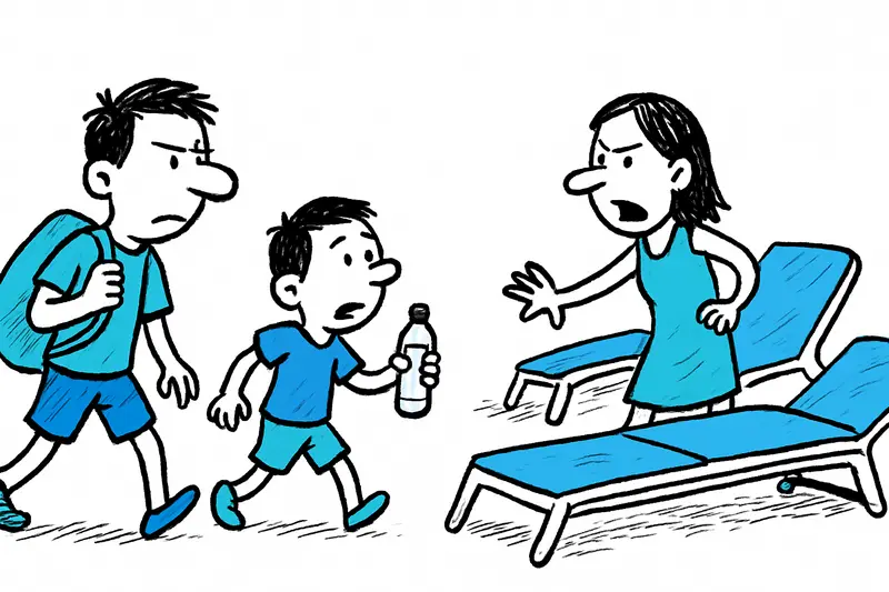 Pools als Schlachtfeld: Wenn Kinder morgens Liegen reservieren müssen
