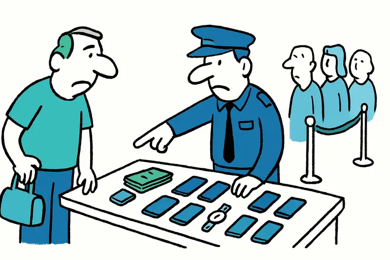 Kontrolle am Flughafen Palma: Viel Bargeld, neun Handys und die Frage, wer hinten ansteht