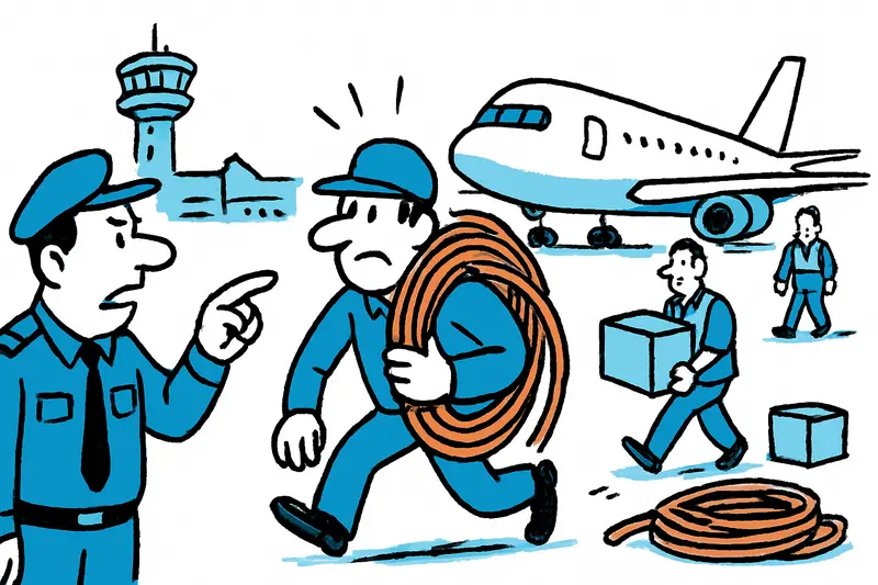 Kupferklau am Flughafen: Was der Diebstahl aus Terminal D über Sicherheitslücken verrät