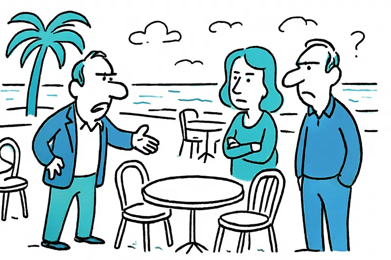 Leere Tische am Paseo Marítimo: Wer trägt Verantwortung für Palmas Küstenmeile?