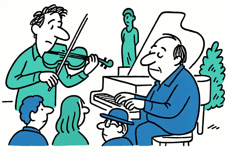 Libellenabende in Can Prunera: Schumann, Clara-Schumann und Brahms im Skulpturengarten